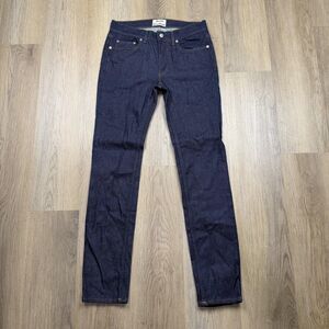 Acne Studios Jeans Mens 31x32 Blue ACE STR RW Slim Skinny Raw Denim Made Italy